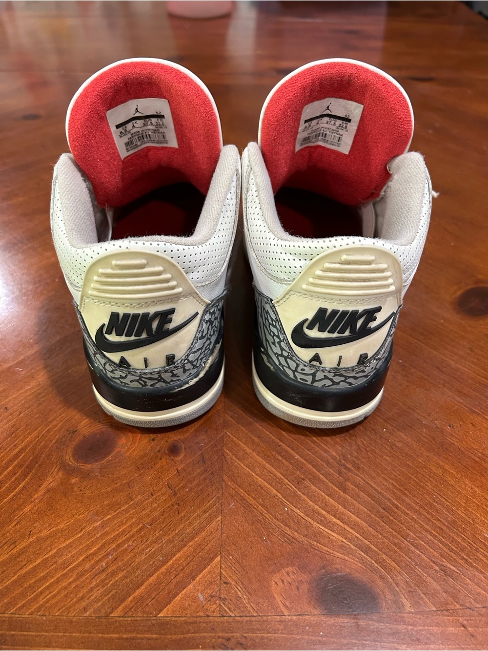 Jordan 3 Retro white cement. Size 6.5 Men’s. Nike - Picture 4 of 7